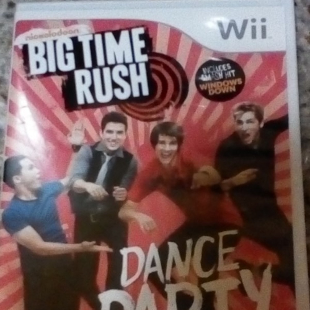 Big Time Rush Dance Party Wii Game